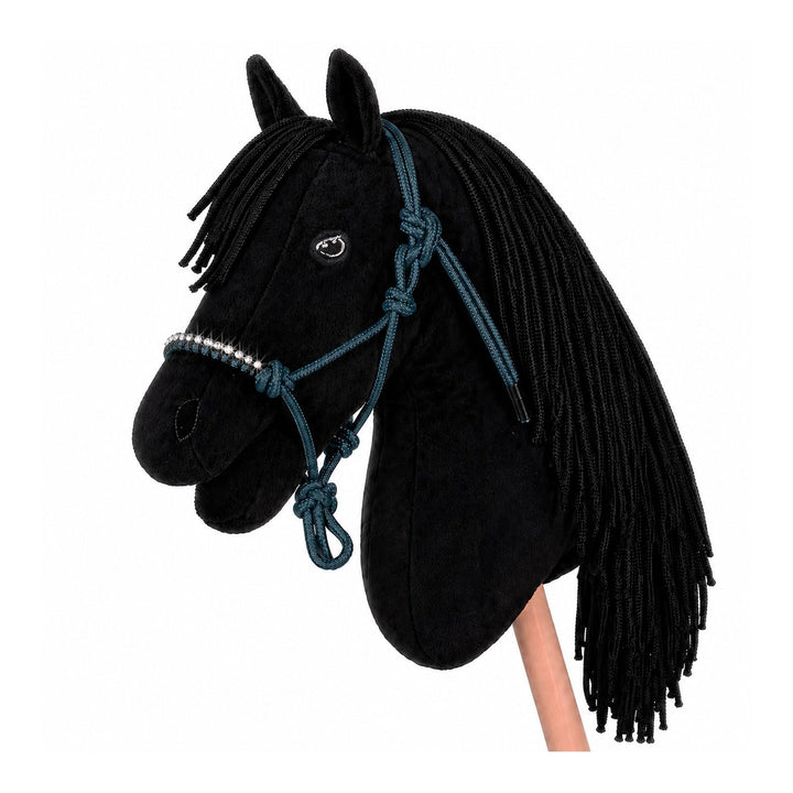 Brama West Hobby Horse Set Magic Star Steckenpferd Bobby + Knotenhalfter mit Strasssteinen | Hobby H