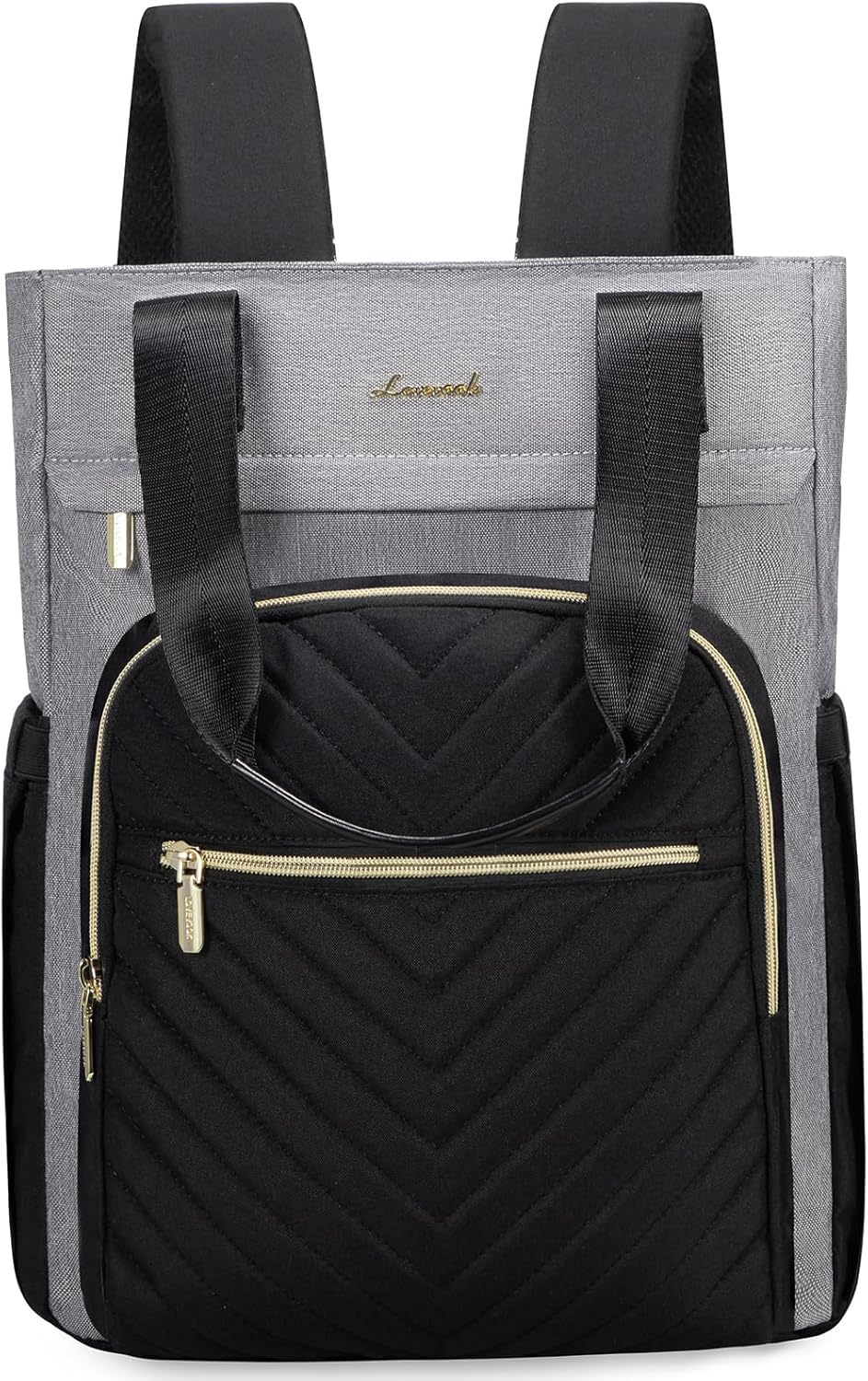 LOVEVOOK Rucksack Damen Elegant 17.3 Zoll Laptop Rucksack Handtasche 2 in 1 Schulrucksack Mädchen Te