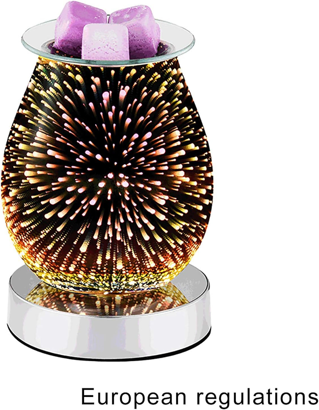 Wowlela Duftlampe Wachs 3D Scentsy Duftlampe Energie Sparen Duftlampe Elektrisch Duftlampe Teelicht