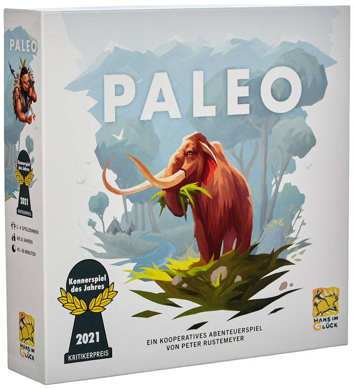 Hans im Glück, Paleo, Grundspiel, Kennerspiel des Jahres 2021, Brettspiel, 2-4 Spieler, Ab 10+ Jahre