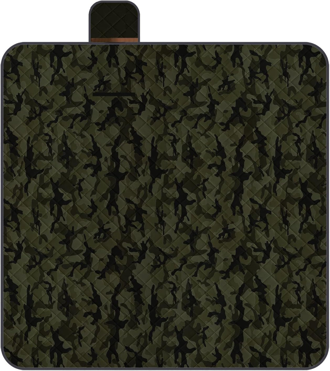 PERLETTI Picknickdecke Wasserdicht Faltbar Gross 200x200 - Outdoor Camping Decke mit Tragegurt - Str