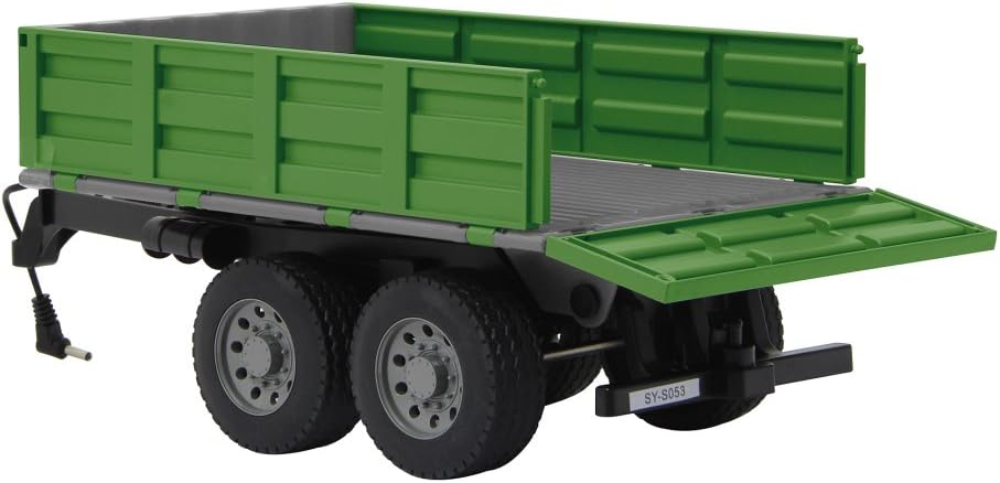 JAMARA 412412 - Kipper für Fendt 1050 - Ferngesteuerte Kippmulde hoch/Runter, Anhängerkupplung vorne