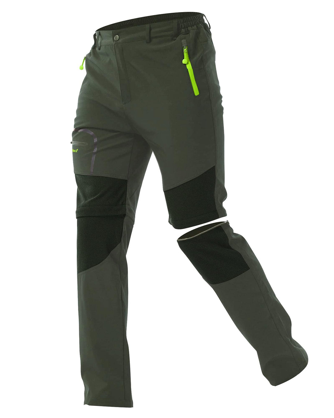 ZOEREA Wanderhose Herren Convertible Shorts Schnelltrocknend Outdoorhose Leichtgewicht Draussen Klet