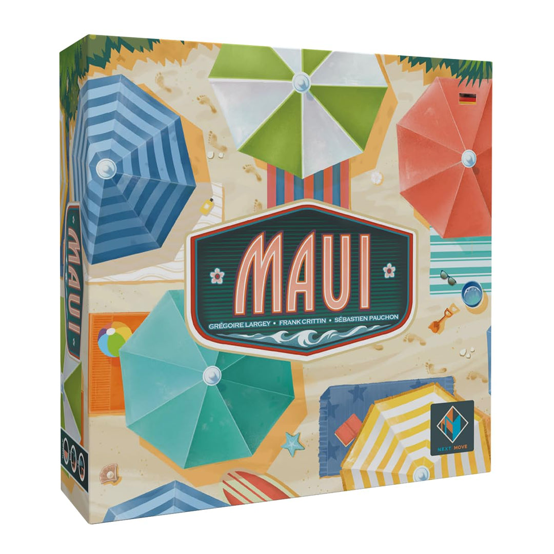 Next Move Games | Maui | Familienspiel | Brettspiel | 2-4 Spieler | Ab 8+ Jahren | 30 Minuten | Deut