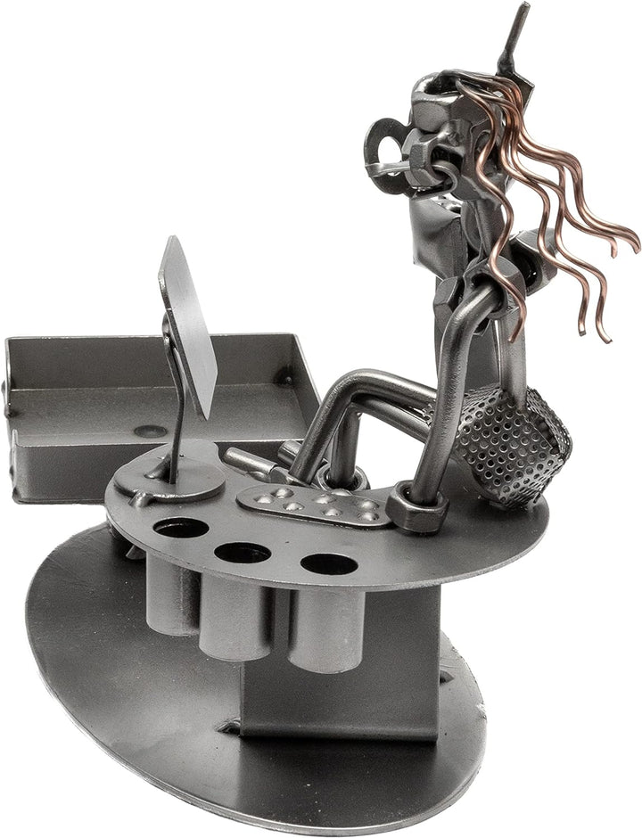 STEEMO Schraubenmännchen - Schrauben-Lady Büro Managerin Schreibtisch-Deko Geschenk 22x10x16 cm