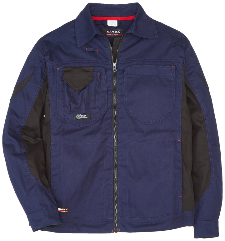 Cofra V420-0-02.Z46 Arbeitsjacke "Workwoman", marineblau/Schwarz, 46 Marineblau / Schwarz 46, Marine