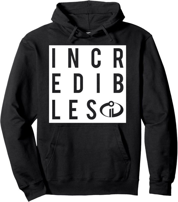 Disney Pixar Incredibles 2 Block Text Pullover Hoodie
