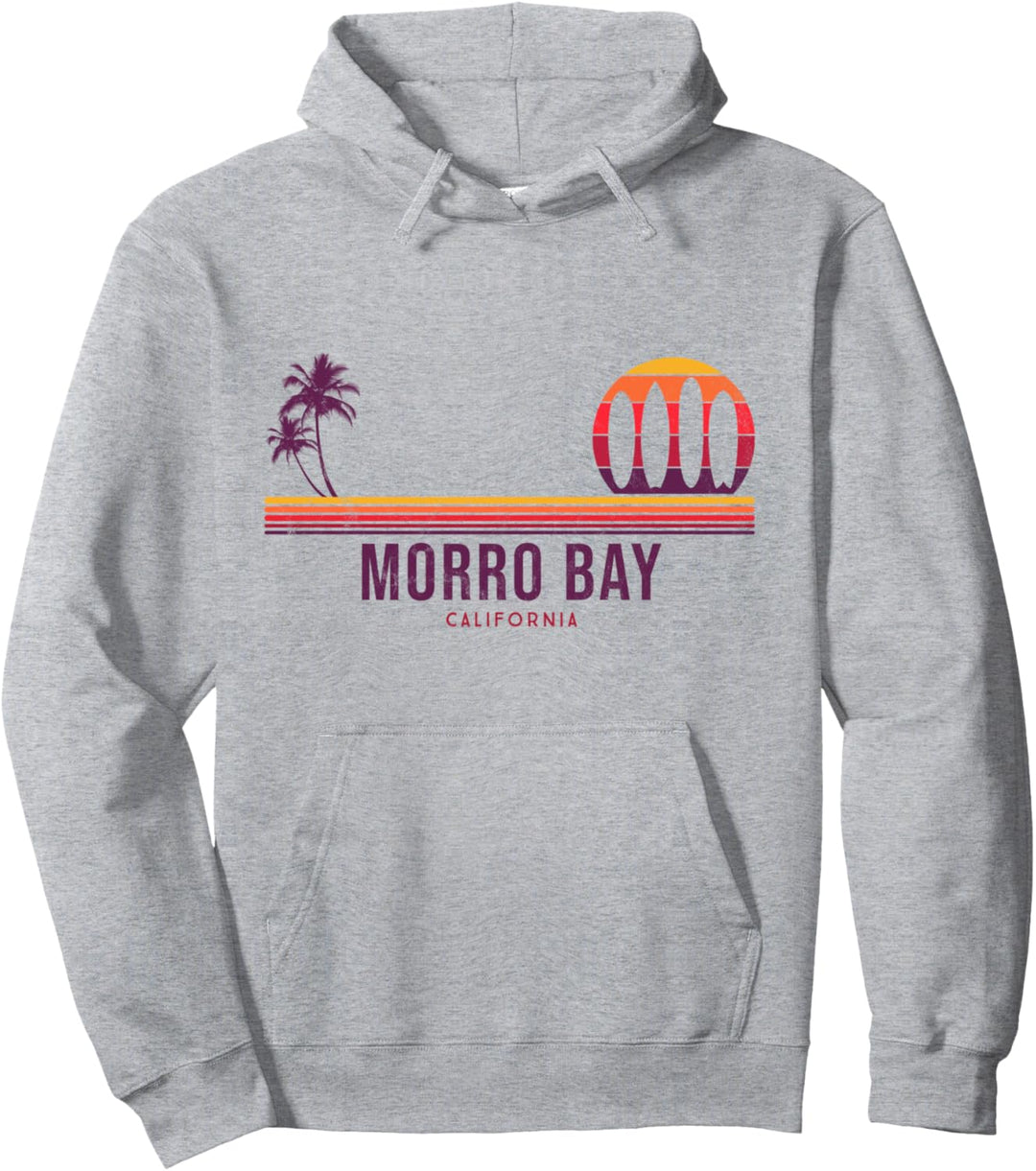 Kalifornien Morro Bay Vintage Surf Pullover Hoodie