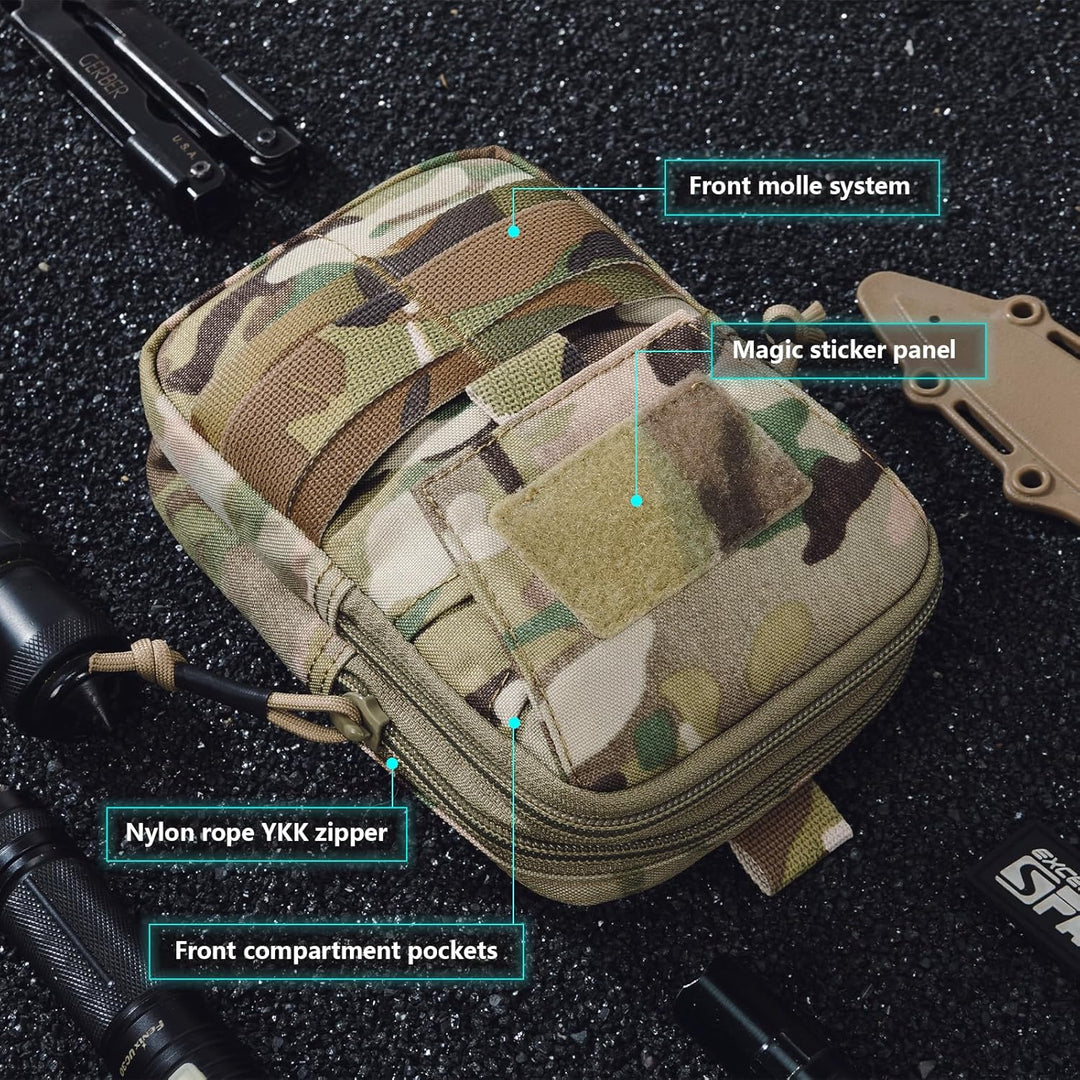 EXCELLENT ELITE SPANKER Taktische Molle Hüfttaschen Nylon EDC Tasche Handytasche Hüfttasche für iPho