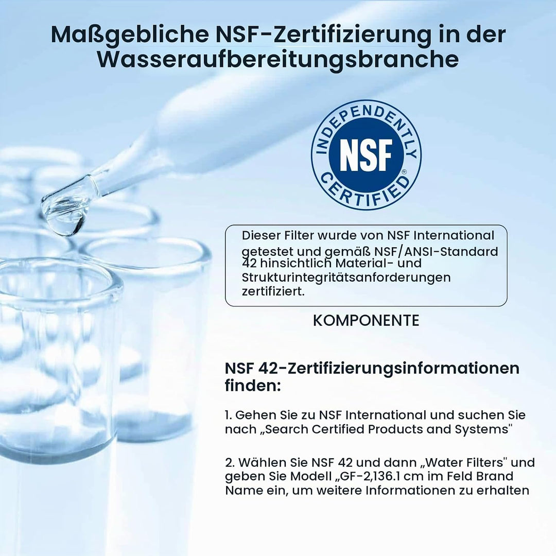 GLACIER FRESH DA97-17376B HAF-Qin Wasserfilter Ersatz für Samsung DA97-17376B, HAF-Qin, DA97-08006C,