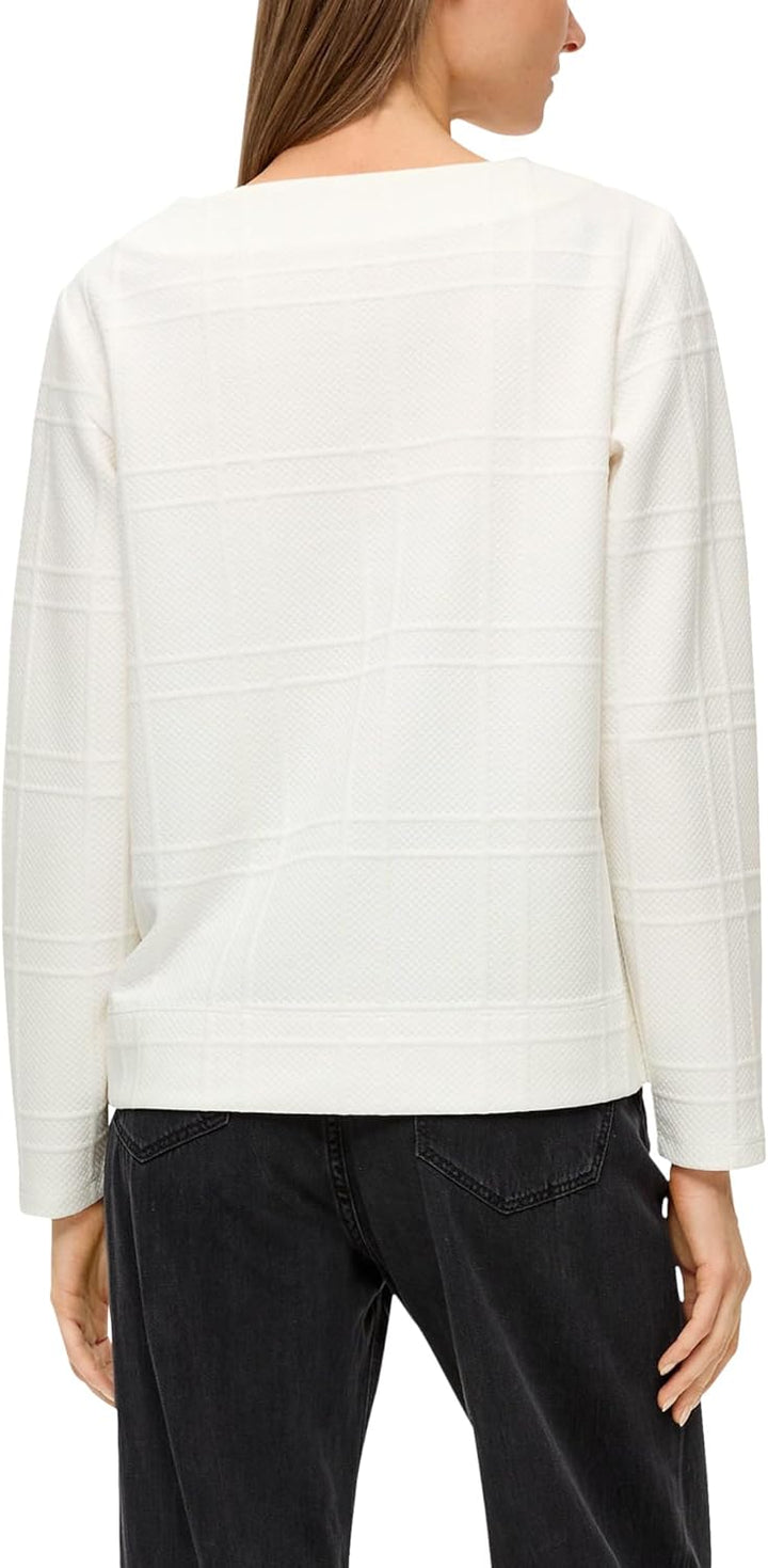 s.Oliver Sweatshirt mit Musterstruktur 46 0210, 46 0210