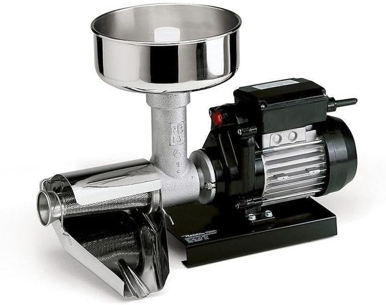 Reber 9008 N – Zitruspresse (Edelstahl, Edelstahl), Rot