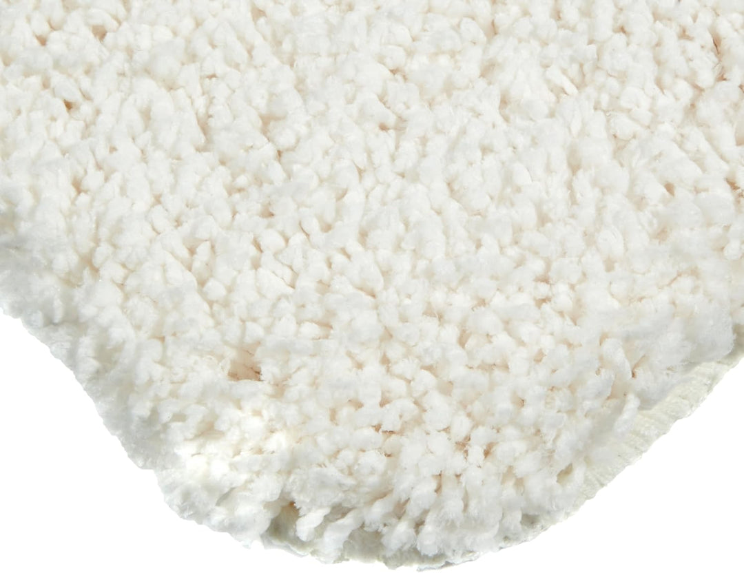 Kleine Wolke Trend Badteppich, Polyester, Weiss, 1 cm cm 70 x 120 cm Weiss, 70 x 120 cm Weiss