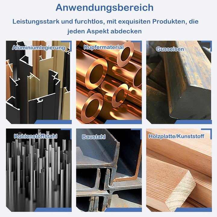 KEWAYO 5 Stück Gewindeschneider Bit Set M4 -M10, HSS Nitrieren Gewindebohrer Bit Satz, Metric Gewind