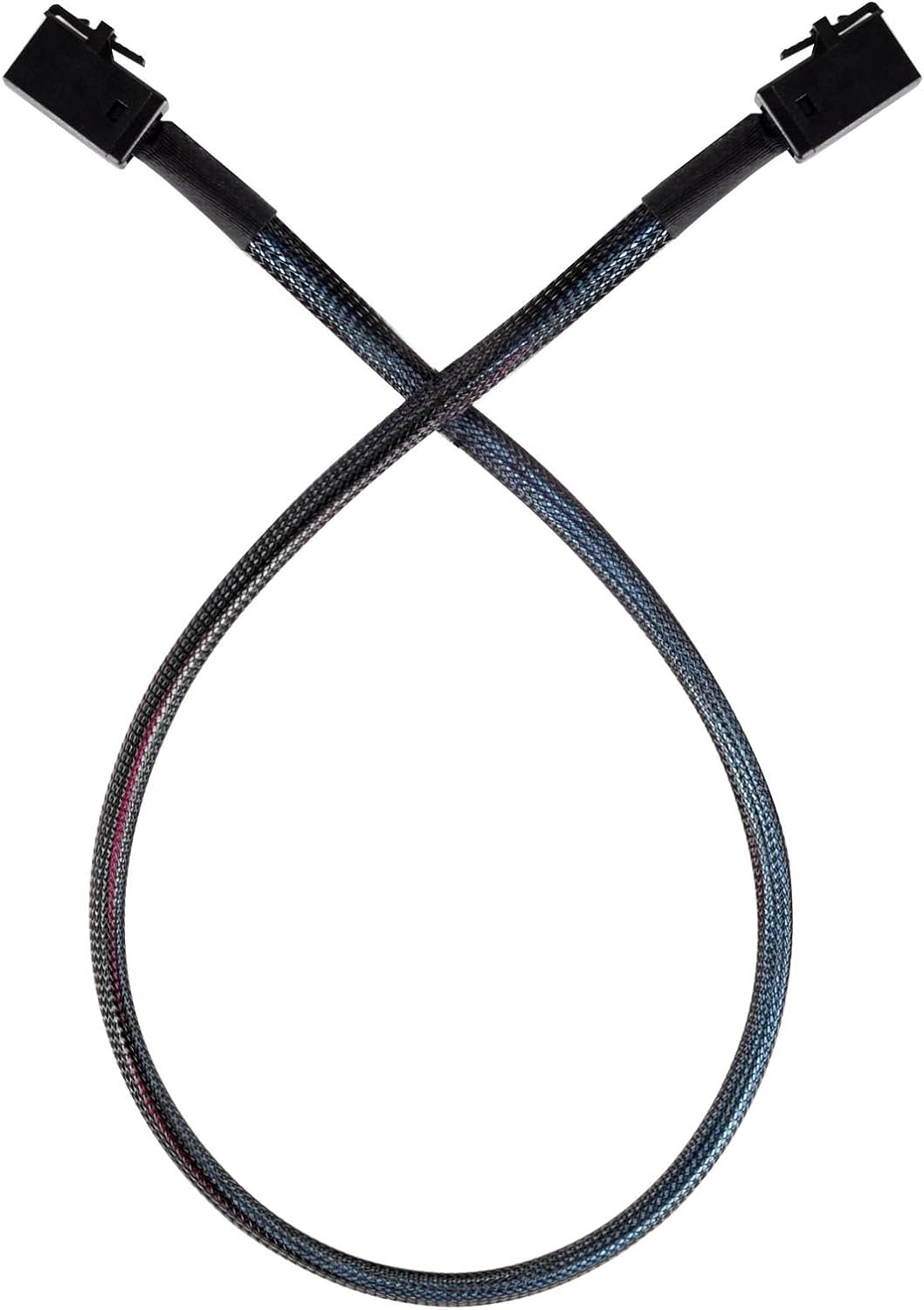 SilverStone SST-CPS04 - Internes Mini SAS HD Kabel mit beidseitigen SFF8643 Steckern, unterstützt SA