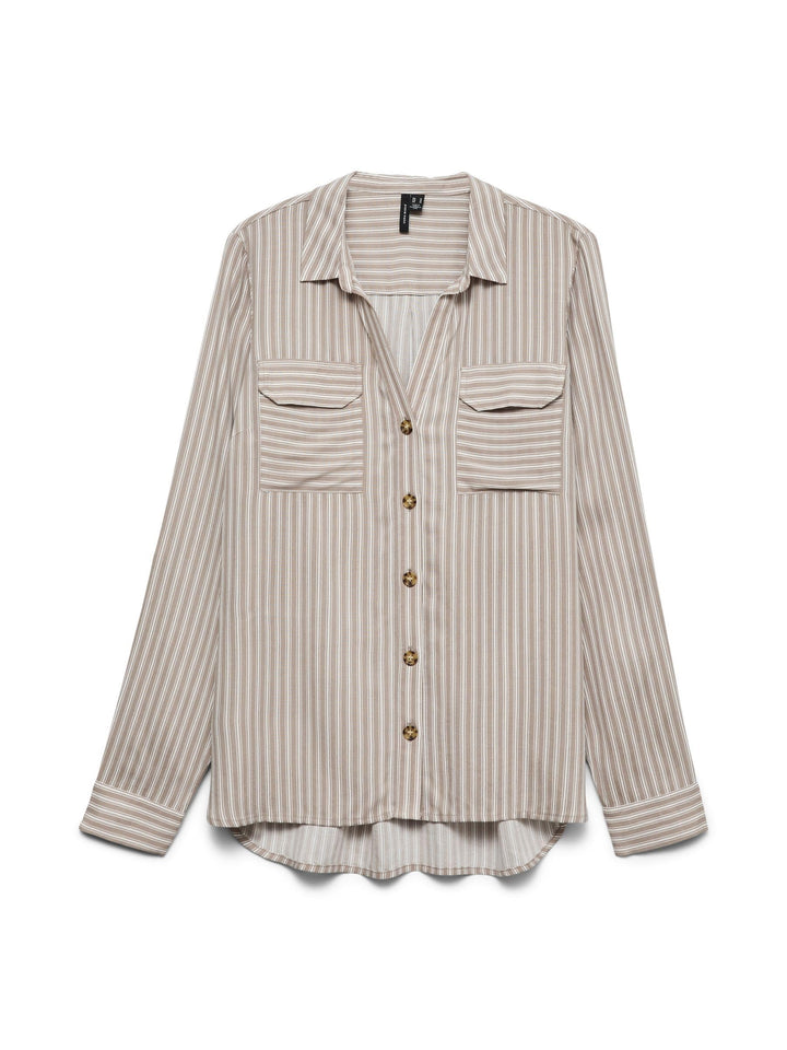 VERO MODA Female Hemd VMCBUMPY Hemd 46 Moon Rock, 46 Moon Rock