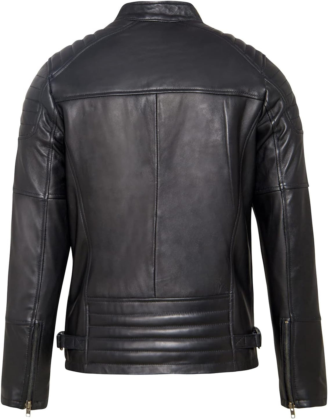 URBAN 5884 Herren Ralf, Lederjacke Echtleder Weich und Strapazierfähig 4XL Schwarz, 4XL Schwarz