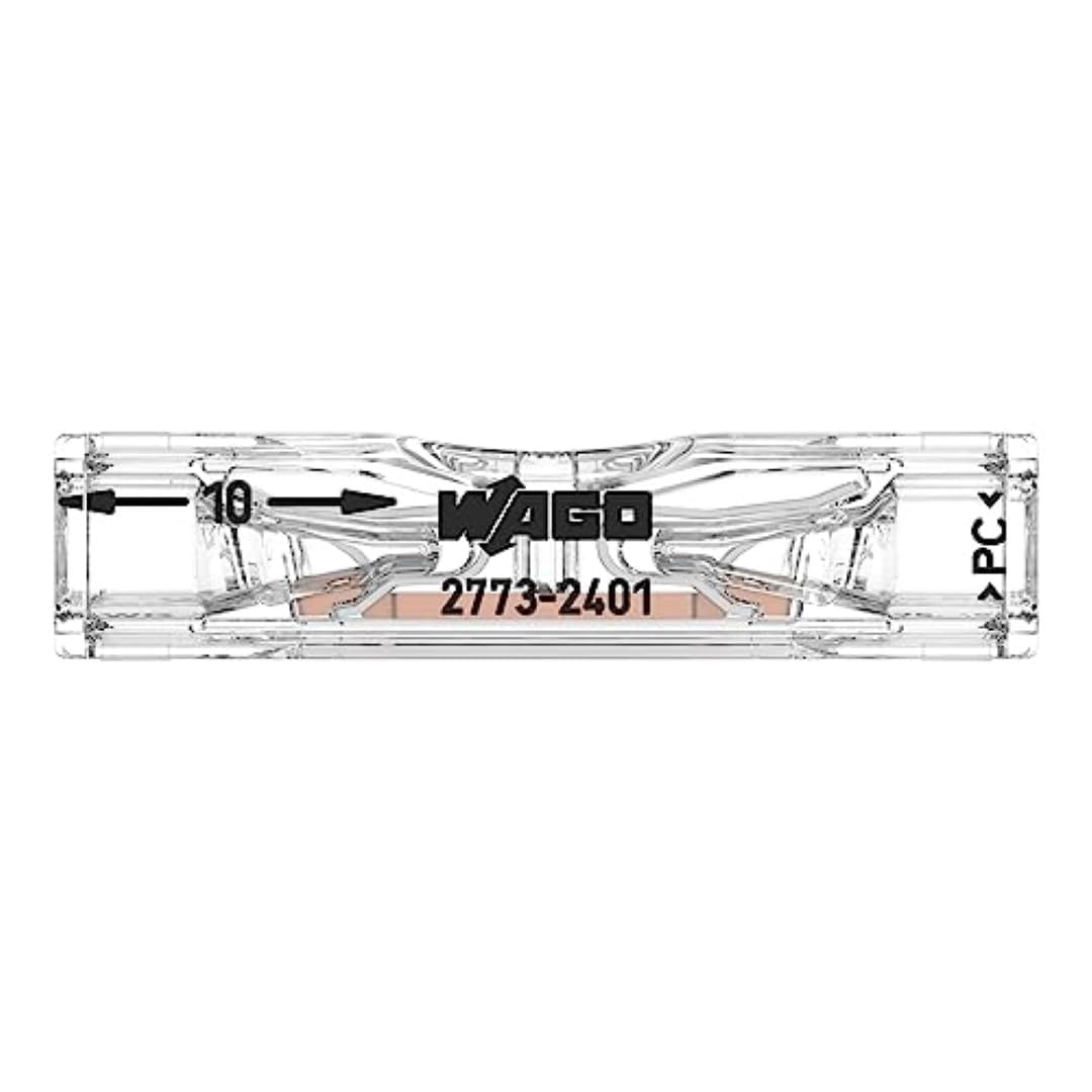 WAGO® Durchgangsverbinder zum Stecken; für ein- und mehrdrähtige Leiter; max. 4 mm²; 2 Leiter (100 S