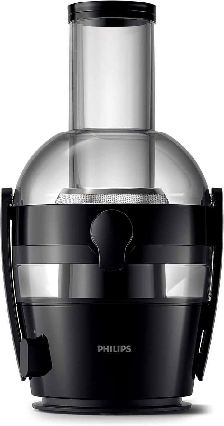 Philips Domestic Appliances HR1855/70 Entsafter, ABS Synthetik, 1.2 liters, Noire/Argent