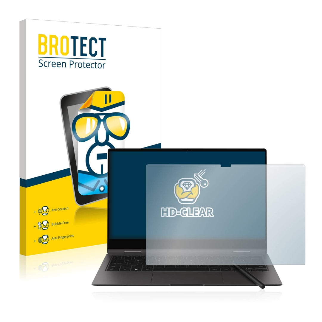 BROTECT Schutzfolie für Samsung Galaxy Book2 Pro 360 13.3" Displayschutz Folie Ultra-Klar