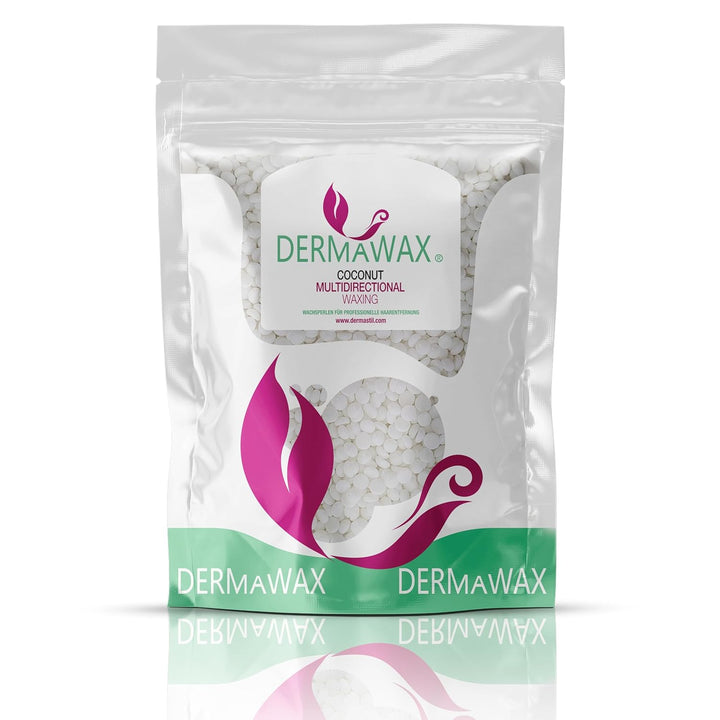 Dermawax Kokosnuss Multidirektional Enthaarungswachs zur Haarentfernung Gesicht Augenbrauen Intim Bi