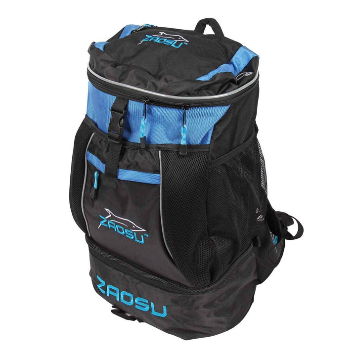 ZAOSU Triathlon- &amp; Schwimm-Rucksack - Transition Bag | 45 Liter mit Nassfach für Schwimmbekleidung n