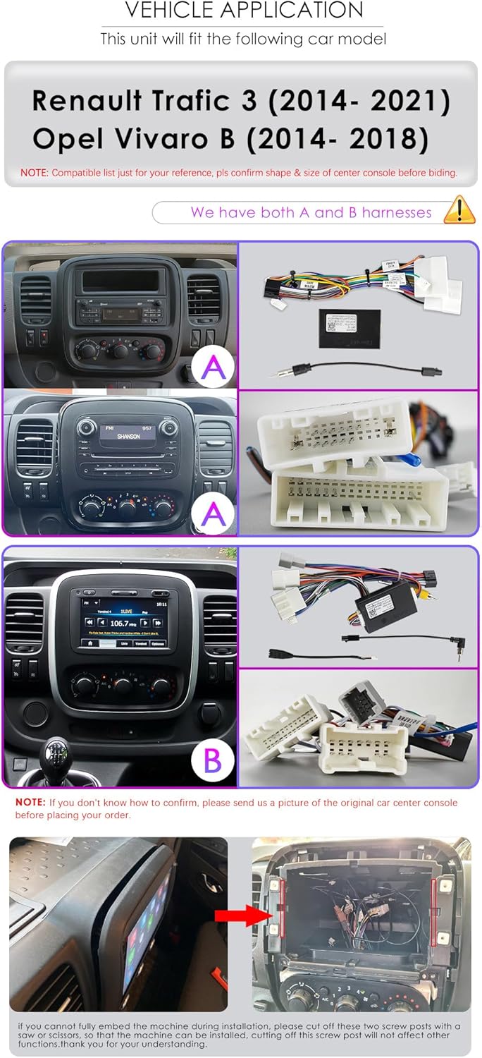 9 Zoll Carplay/Android Autoradio GPS Navigation+HD Nachtsicht Auto Rückfahrkamera, Ersatz für Vauxha