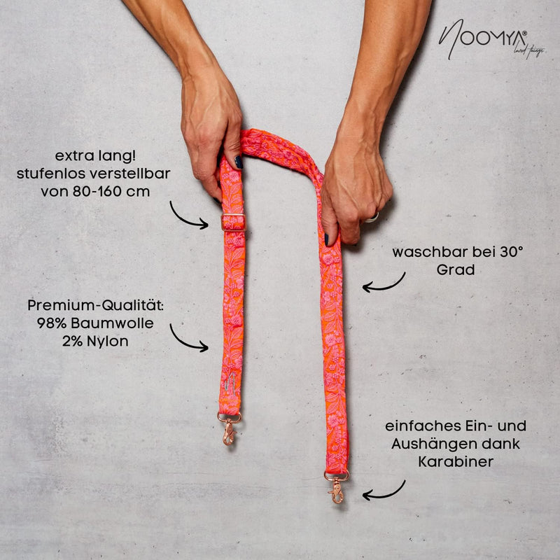 NOOMYA® Premium Fashion Handykette | Set Handyhülle iPhone 12 Pro MAX & Handyband Pink Popsicle | Ha