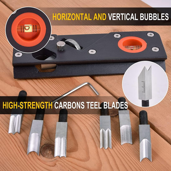 Hobel mit Fasenhobel, Eckhobel, Tischlerei, Handhobel für Holzbearbeitung, Fasenhobel, Holz, zum Anf