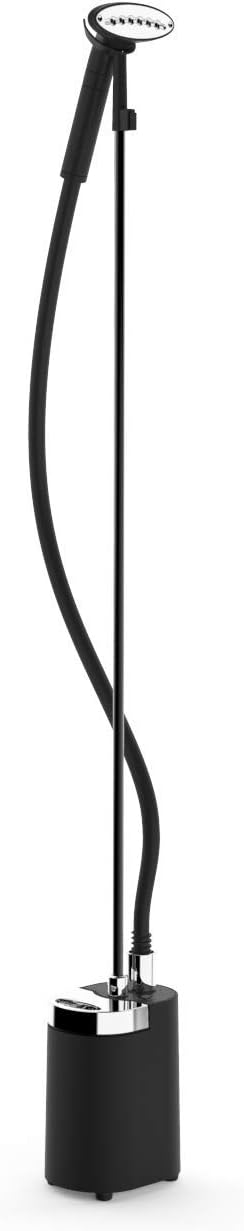 SteamOne MINILYS PLUS Dampfglätter, Vertical Steamer, Kunststoff, schwarz, für empfindliche Stoffe M