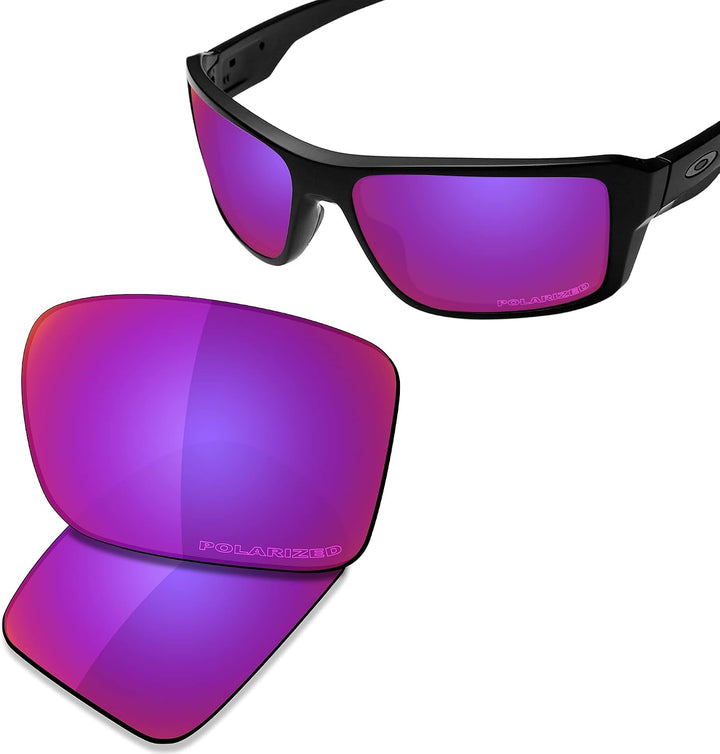 Saucer Premium Ersatzgläser für Oakley Double Edge OO9380 Sonnenbrillen High Defense - Midnight Sun