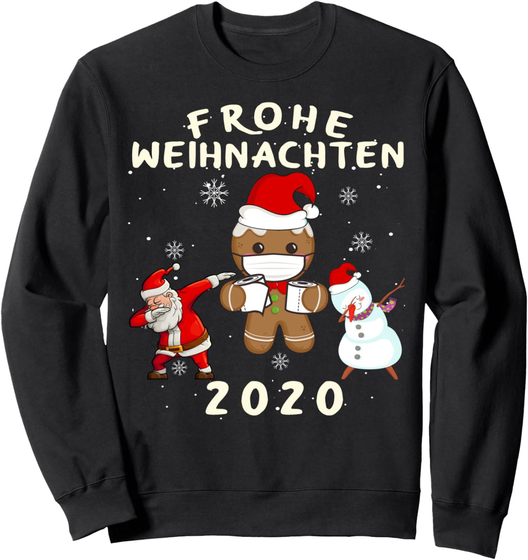 weihnachtsoutfit familie Herren Damen 2020 Geschenk Dab Mask Sweatshirt