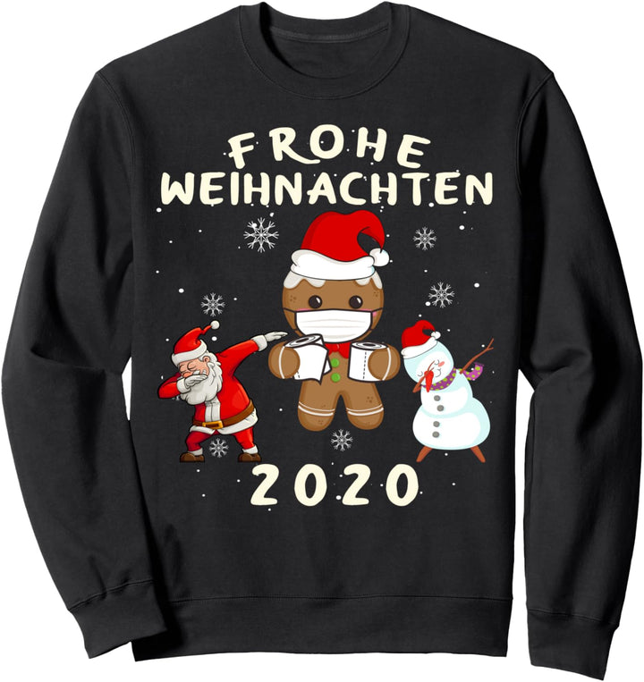 weihnachtsoutfit familie Herren Damen 2020 Geschenk Dab Mask Sweatshirt