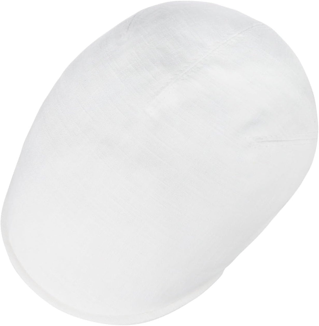 LIERYS Elegantes Design: Die melierte dunkelblaue Flatcap besticht durch ihre frische Ausstrahlung u