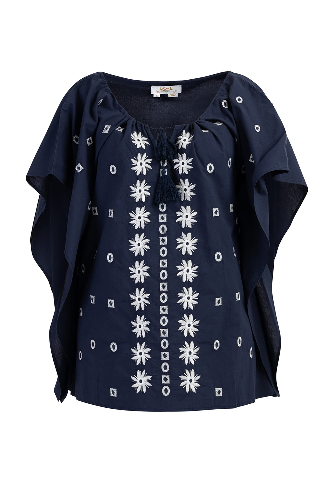 ALARY Women's Damen Poncho 15826565-AL01, Marine, XL Sweater, 46