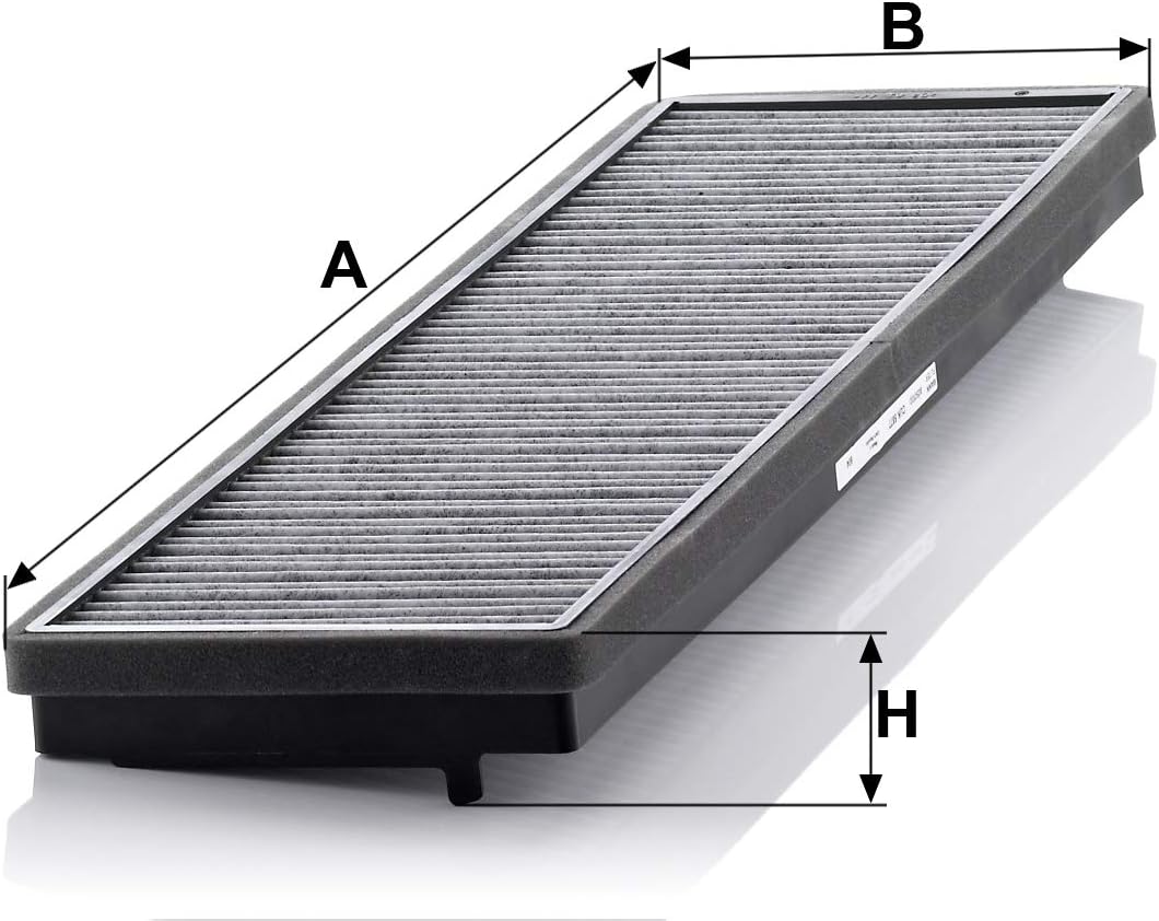 MANN-FILTER CUK 5877 Innenraumfilter – Pollenfilter mit Aktivkohle – Für LKW, CUK