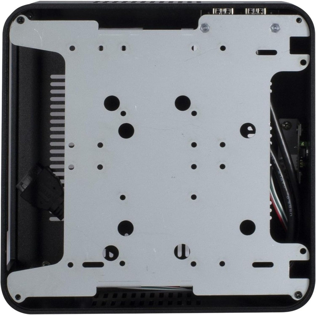 Inter-Tech ITX PC Gehäuse A80 mit 60 W Netzteil, schwarz