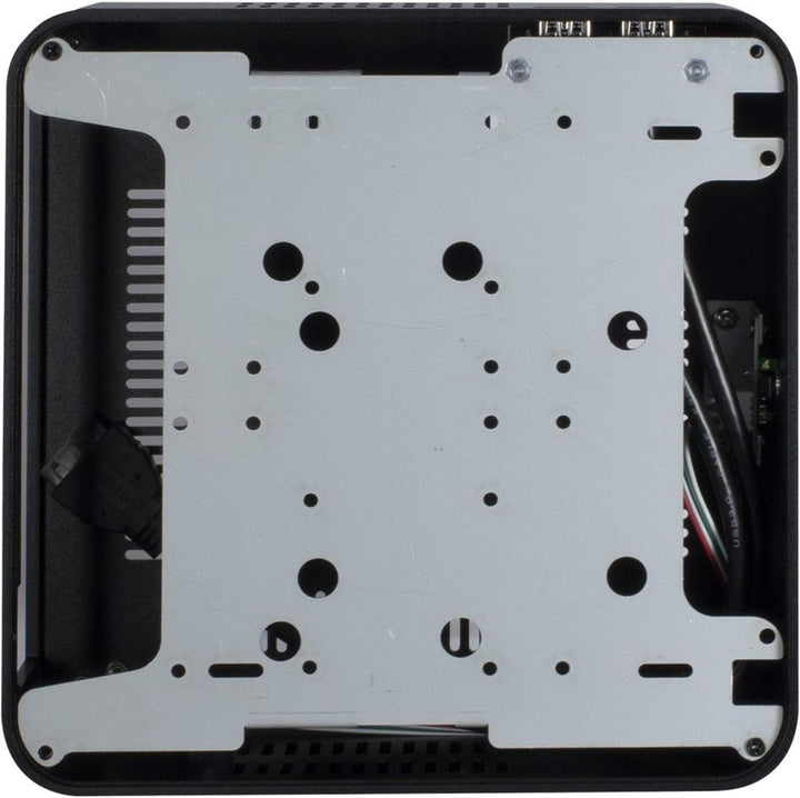 Inter-Tech ITX PC Gehäuse A80 mit 60 W Netzteil, schwarz