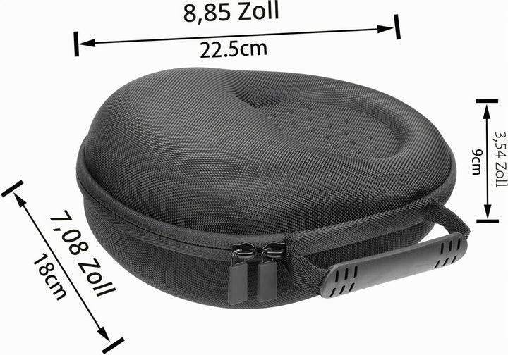 co2CREA Hart Reise Schutz Hülle Etui Tasche für Logitech Zone Vibe 125 /Vibe 100 kabellose Noise-Can