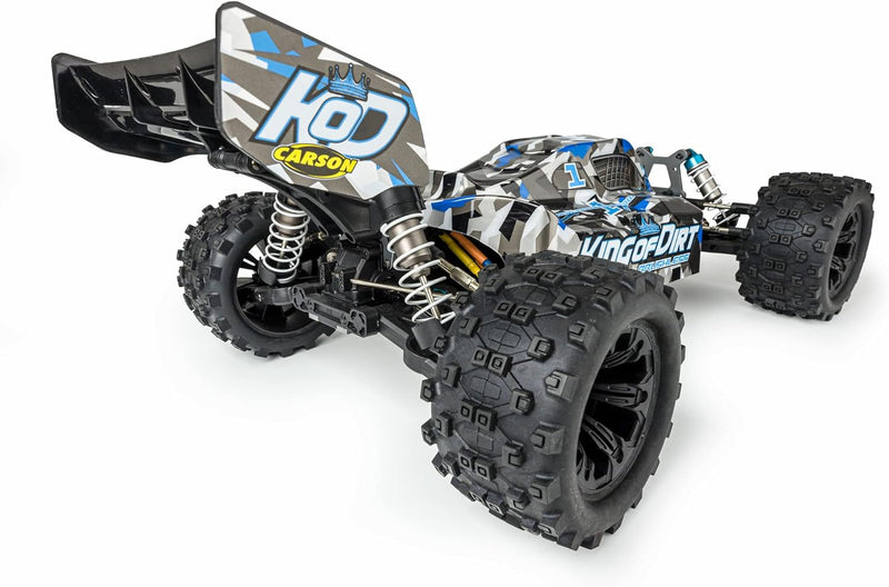 Carson 500409063 1:8 King of Dirt Buggy 4S RTR & 500608234-7,4V/5400mAh 60C LiPO Race Akku T-Pl. HC