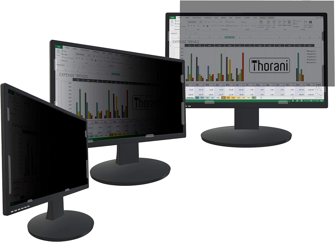 Thorani Premium Blickschutzfolie schützt Ihr Display - 27.0" 16:10 Widescreen, 582x364 mm