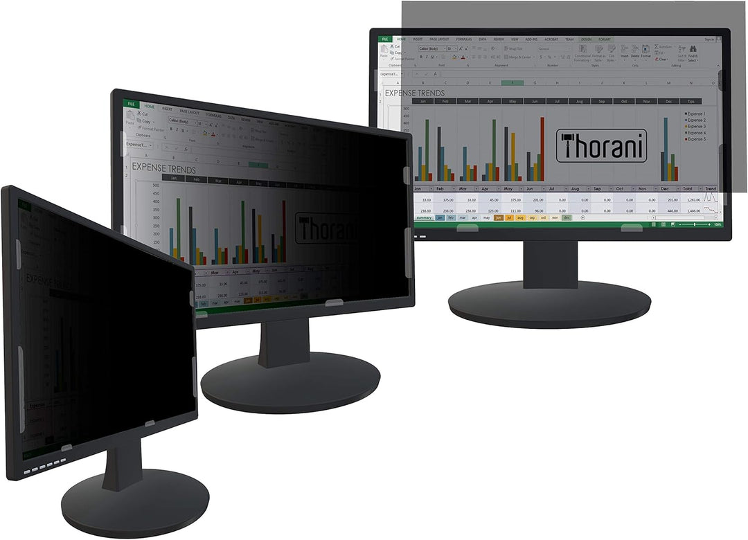 Thorani Blickschutzfolie schützt Display und Daten - 18.5 Zoll 16:9 (410x230 mm), 18.5 Zoll 16:9 (41