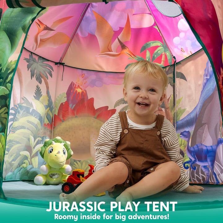 JOYIN Dinosaur Spielzelt für Kinder, Pop Up Dinosaurierzelt, EIN Abenteuer Kinderzelt,Kinderzelt für