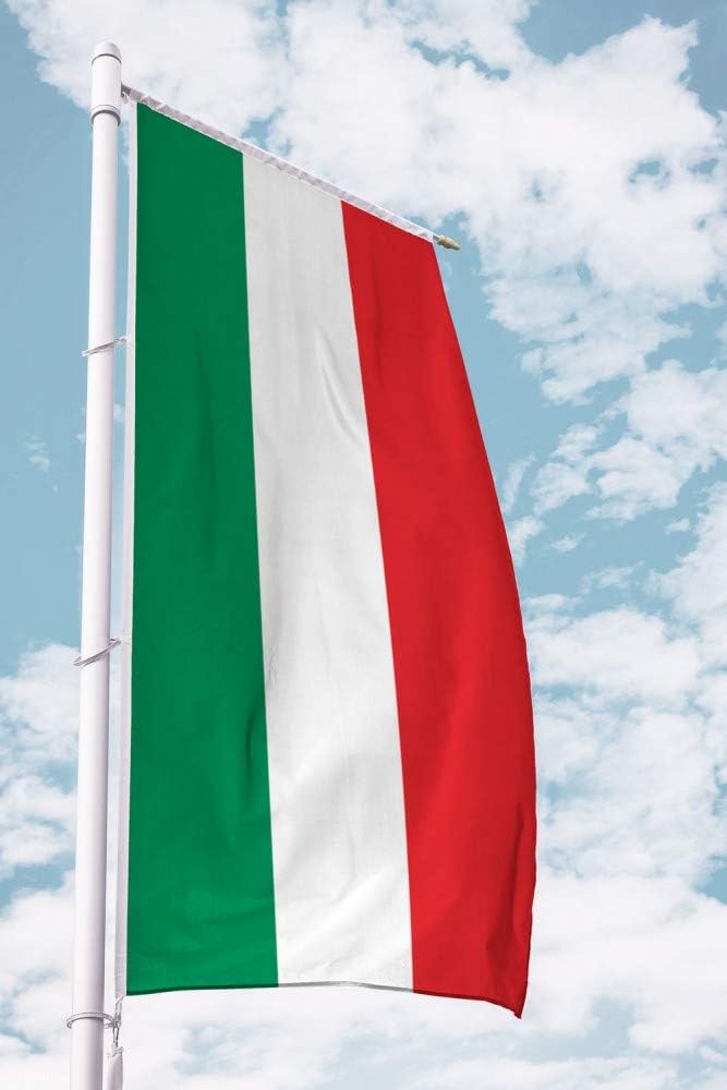 Deitert Bundesland-Flagge NRW – 150x400 cm NRW-Flagge ohne Wappen, Fahne für Ausleger aus reissfeste