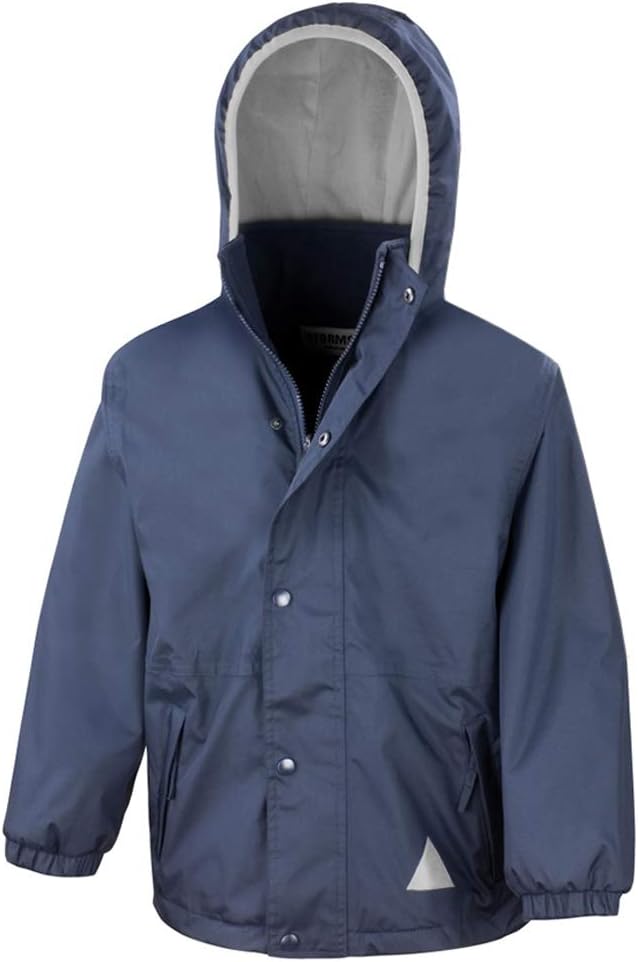 Result R160j Reversible StormDri 4000 Fleecejacke, Unisex, R160J 2X-Small/Size 2/3 Braun, 2X-Small/S