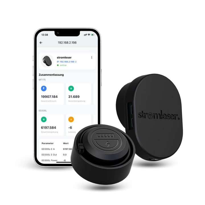 Stromleser Bundle: WIFI & TTL - IR Lesekopf: Zwei Smart Meter gleichzeitig auslesen WLAN, Mit Tasmot