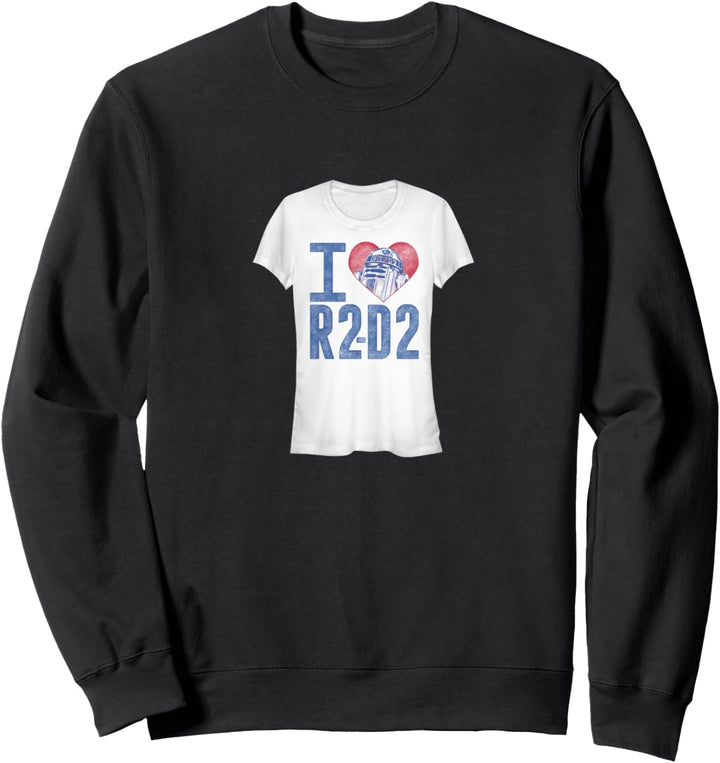 Star Wars I Heart R2-D2 Color Crayon Sweatshirt