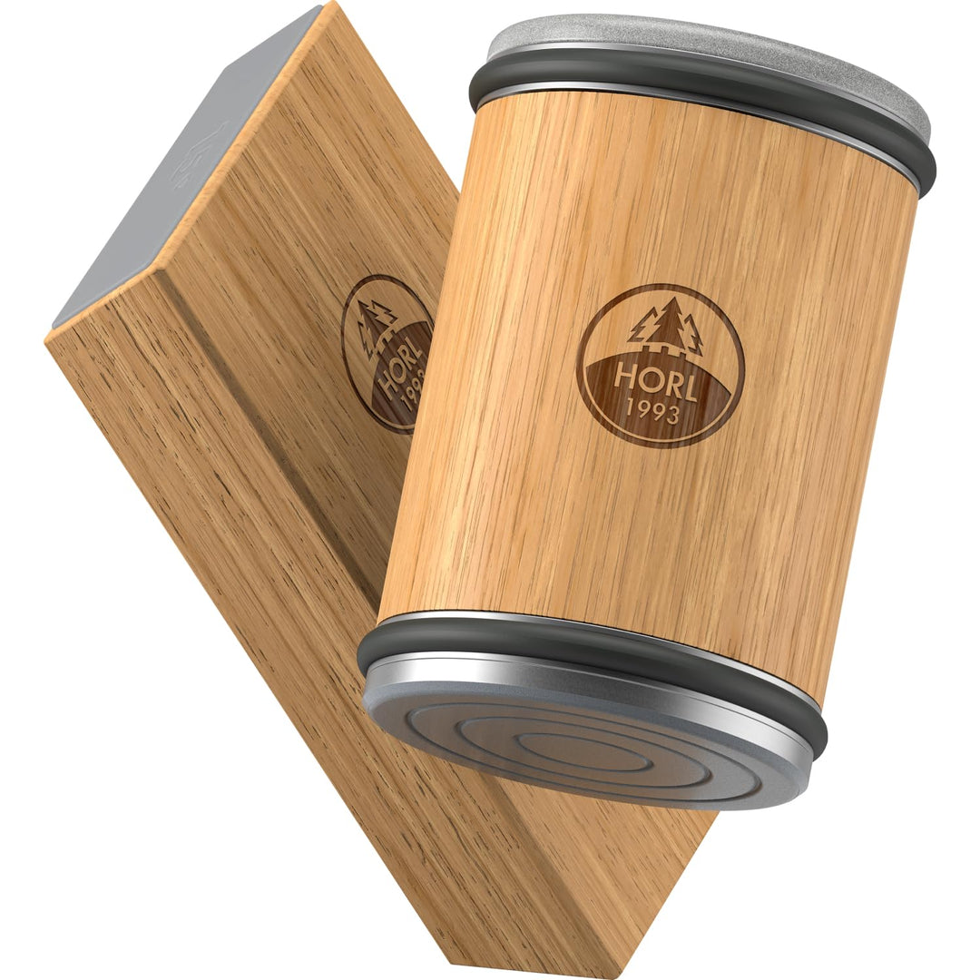 Horl 2 Rollschleifer Eiche & Magnetschleiflehre
