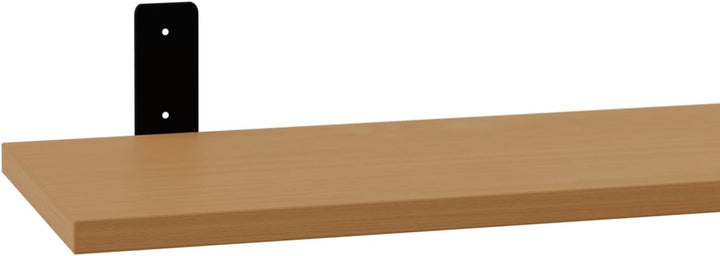 AKKE Hängeregal Wandregal Regalbrett - 50 cm Möbelplatte Metall - Regal - Loft Breto Bayerische Buch