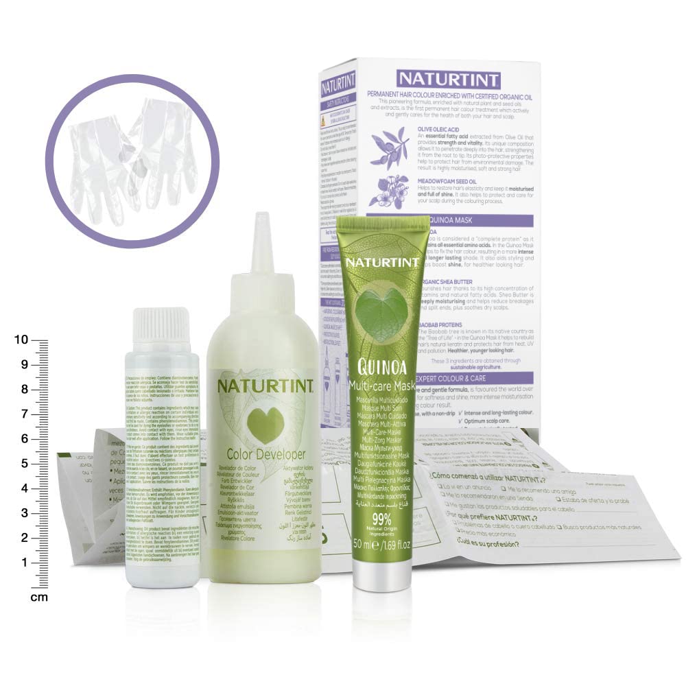 Naturtint Haarfarbe, permanent, Silber silbergrau 50 ml (1er Pack), silbergrau 50 ml (1er Pack)